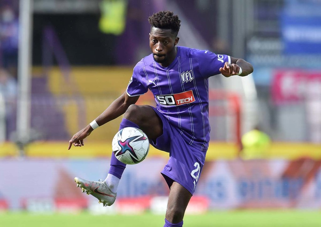 Setzt sich der VFL Osnabrück (im Bild: Omar Haktab Traore) gegen Zwickau durch? © IMAGO / osnapix, 18.09.2021 Osnabrück Zwickau Tipp