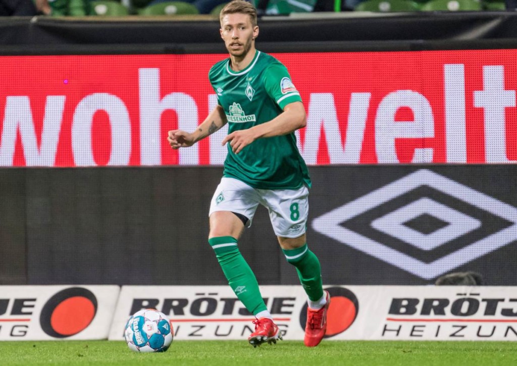 Gab es vor der Partie Dresden gegen Bremen Regelkunde für Mitchell Weiser?