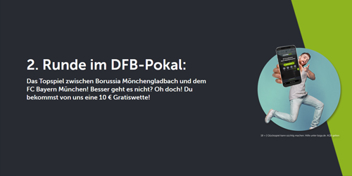 Bayern - Gladbach DFB Pokal Angebot