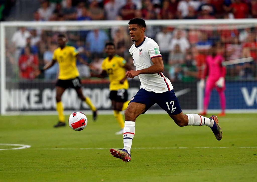 Verspielen die USA (im Bild: Miles Robinson) gegen Costa Rica ihr WM-Ticket? © IMAGO / Icon SMI, 07.10.2021 USA Costa Rica Tipp