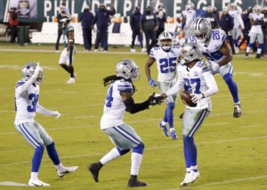 Gelingt Diggs von den Dallas Cowboys auch gegen die New England Patriots eine Interception?