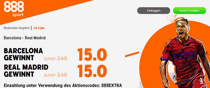 888Sport Neukunden-Angebot