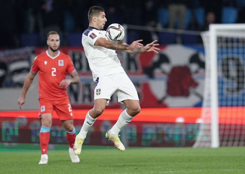 Schnürt Mitrovic auch im Rückspiel zwischen Serbien und Aserbaidschan einen Doppelpack?