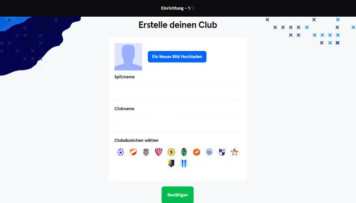 Sorare Club erstellen