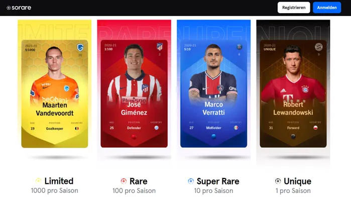 Sorare Fantasy Rarität