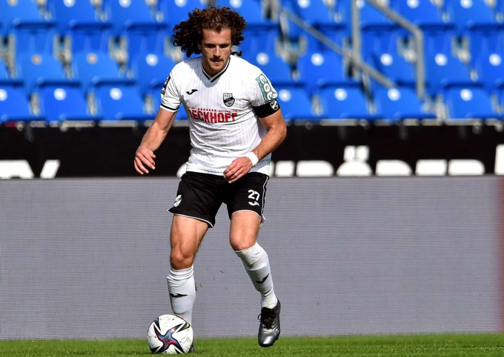 Mael Corboz will mit Verl gegen Havelse die Negativserie beenden.