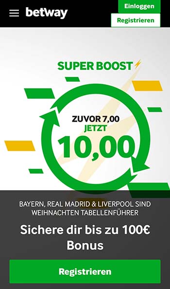 Betway Super Boost