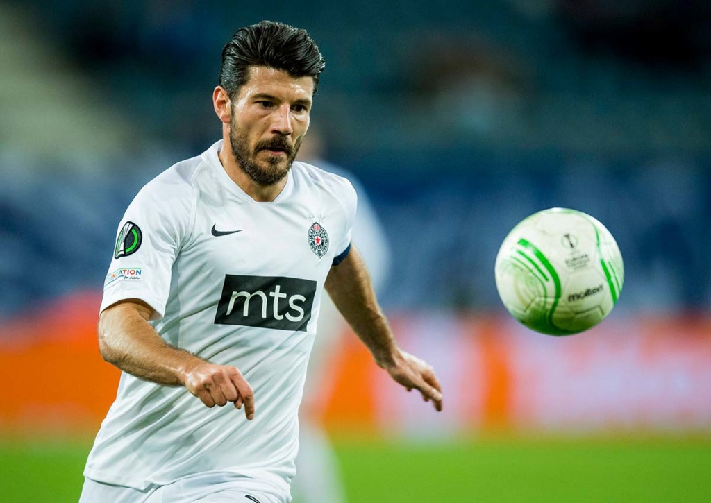 Schnappen sich Milos Jojic und Partizan den Auswärtsdreier bei Flora? © IMAGO / Belga, 04.11.2021 Flora Partizan Tipp