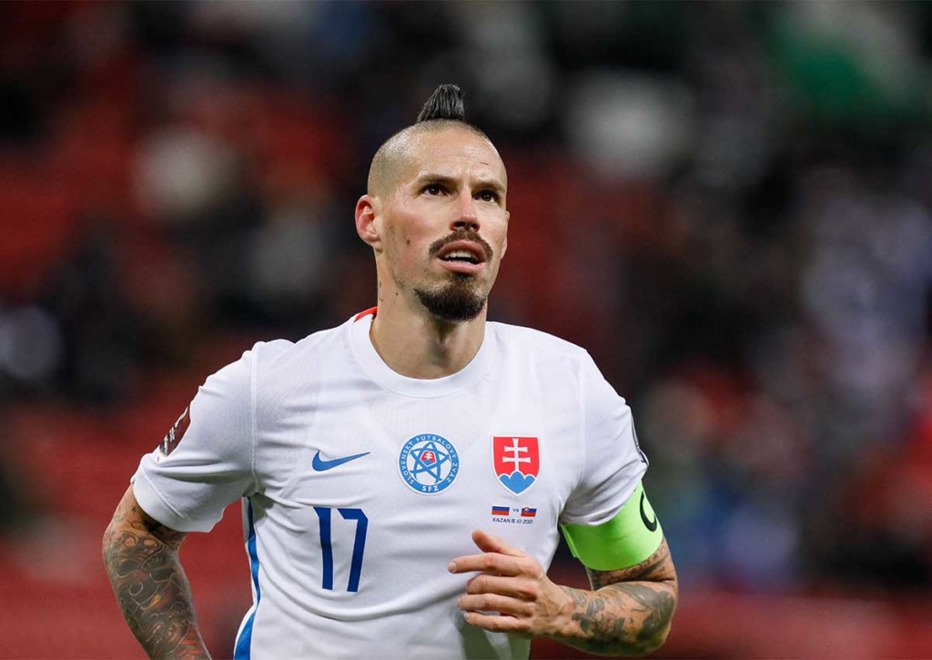 Sorgen Marek Hamsik und die slowakische Nationalmannschaft für ein Schützenfest in Malta? © IMAGO / NurPhoto, 08.10.2021 Malta Slowakei Tipp