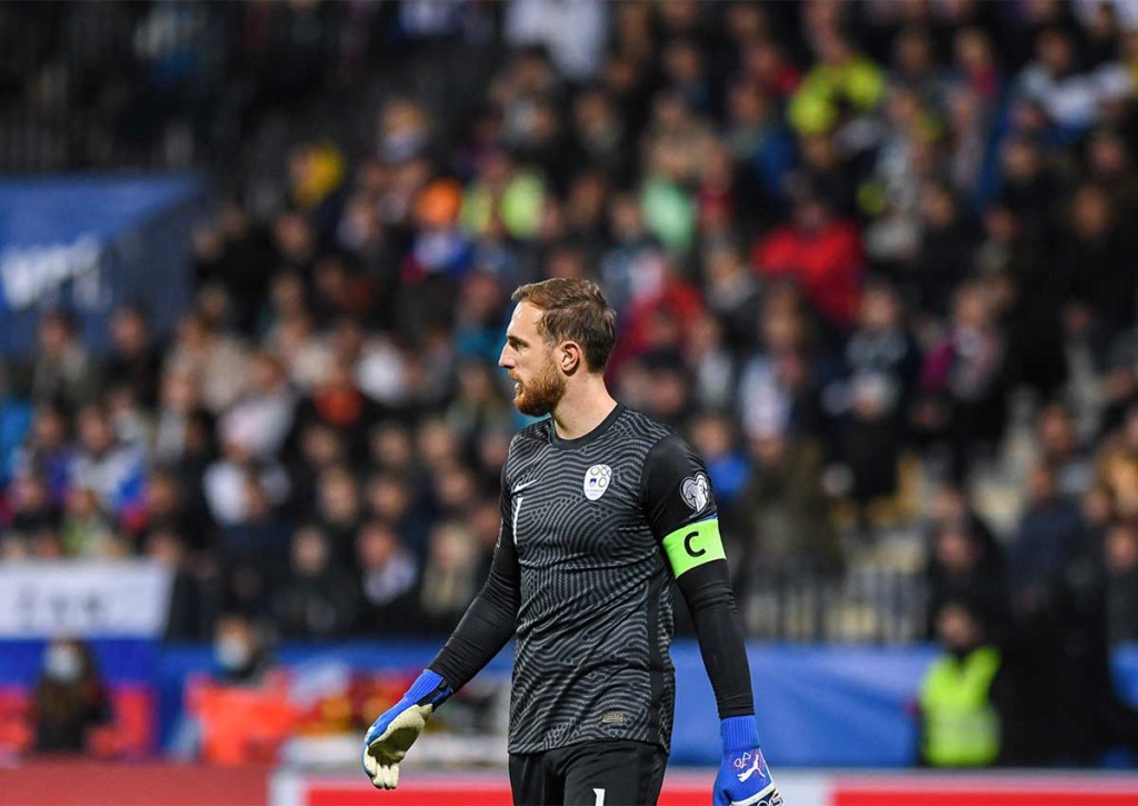 Kann sich Slowenien (im Bild: Jan Oblak) an Zypern für die Hinspielniederlage revanchieren? © IMAGO / ZUMA Wire, 11.10.2021 Slowenien Zypern Tipp