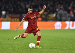 Besteht die Roma (im Bild: Stephan El Shaarawy) die Pflichtaufgabe in Venedig? © IMAGO / ZUMA Press, 04.11.2021 Venezia AS Rom Tipp