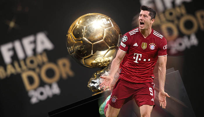 Robert Lewandowski Ballon d'Or 2021