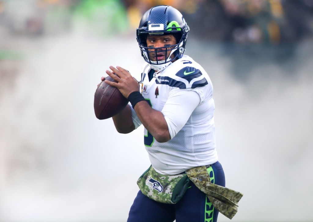 Russell Wilson und seine Seahawks stehen in Washington unter Zugzwang © IMAGO / ZUMA Wire, 14.11.2021 Russell Wilson und seine Seahawks stehen in Washington unter Zugzwang