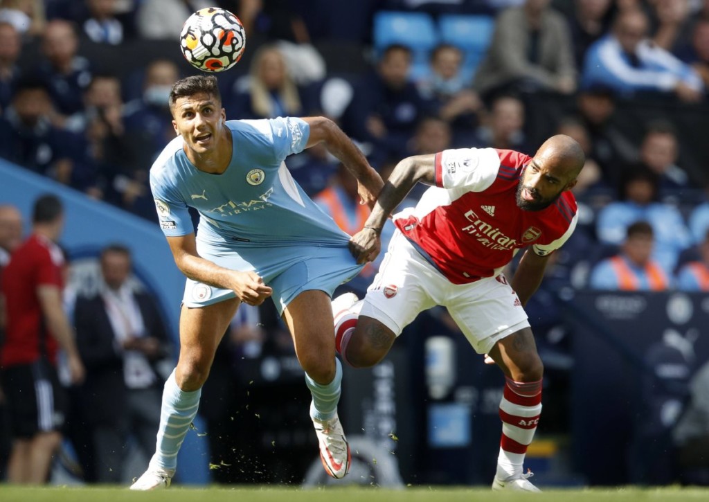 Kann Arsenal den übermächtigen Citizens ein Bein stellen? © IMAGO / Sportimage, 28.08.2021 Kann Arsenal den übermächtigen Citizens ein Bein stellen?