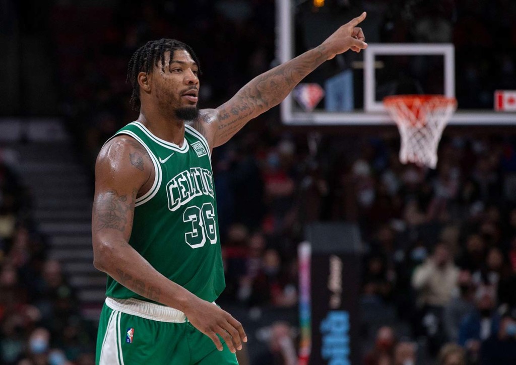 Setzen sich Marcus Smart und die Boston Celtics gegen die Philadelphia 76ers durch? © IMAGO / ZUMA Press, 28.11.2021 Celtics 76ers Tipp