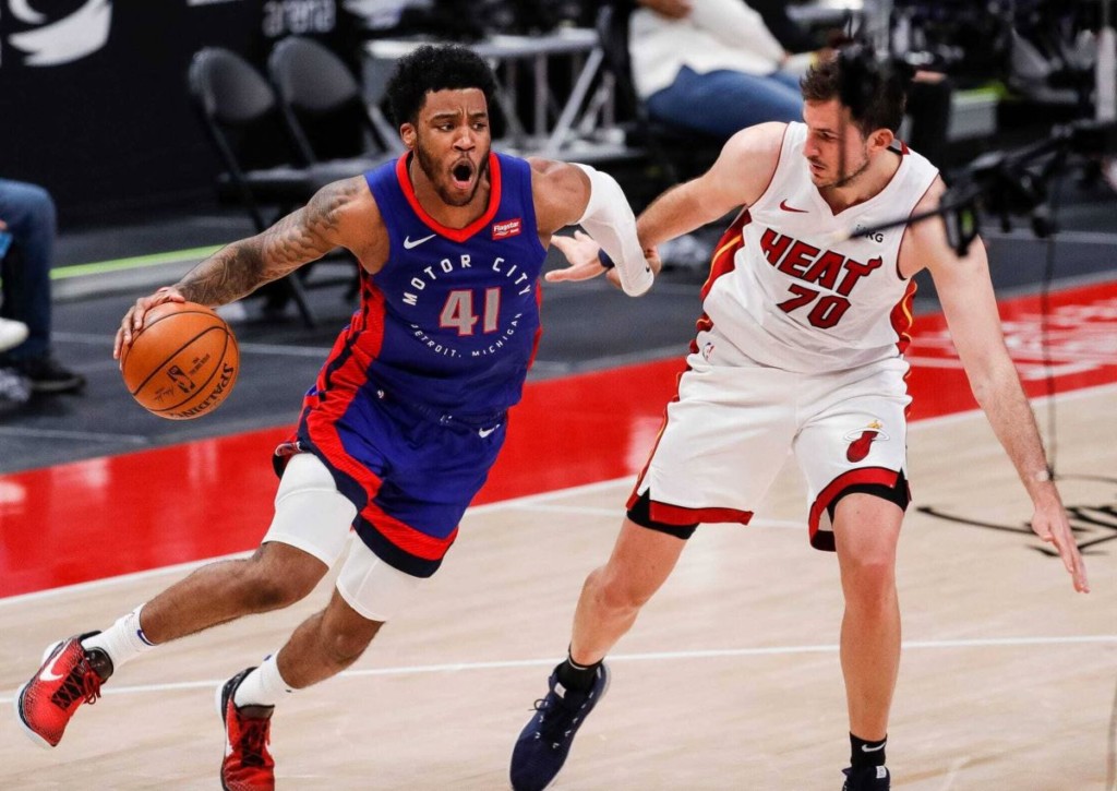 Schaffen die Pistons (im Bild: Saddiq Bey) gegen die Heat eine Überraschung?