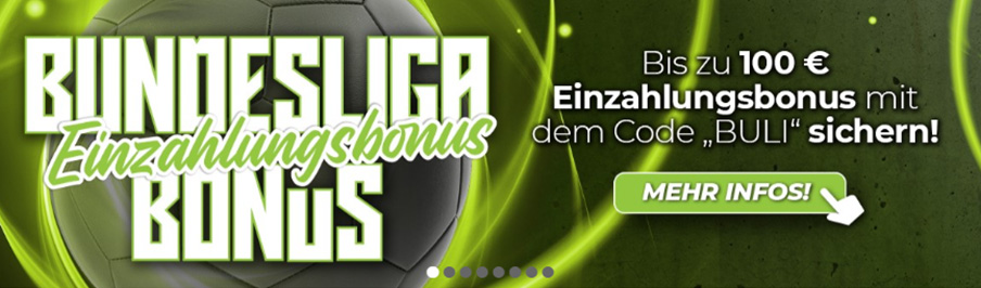 Happybet Bundesliga Einzahlungsbonus