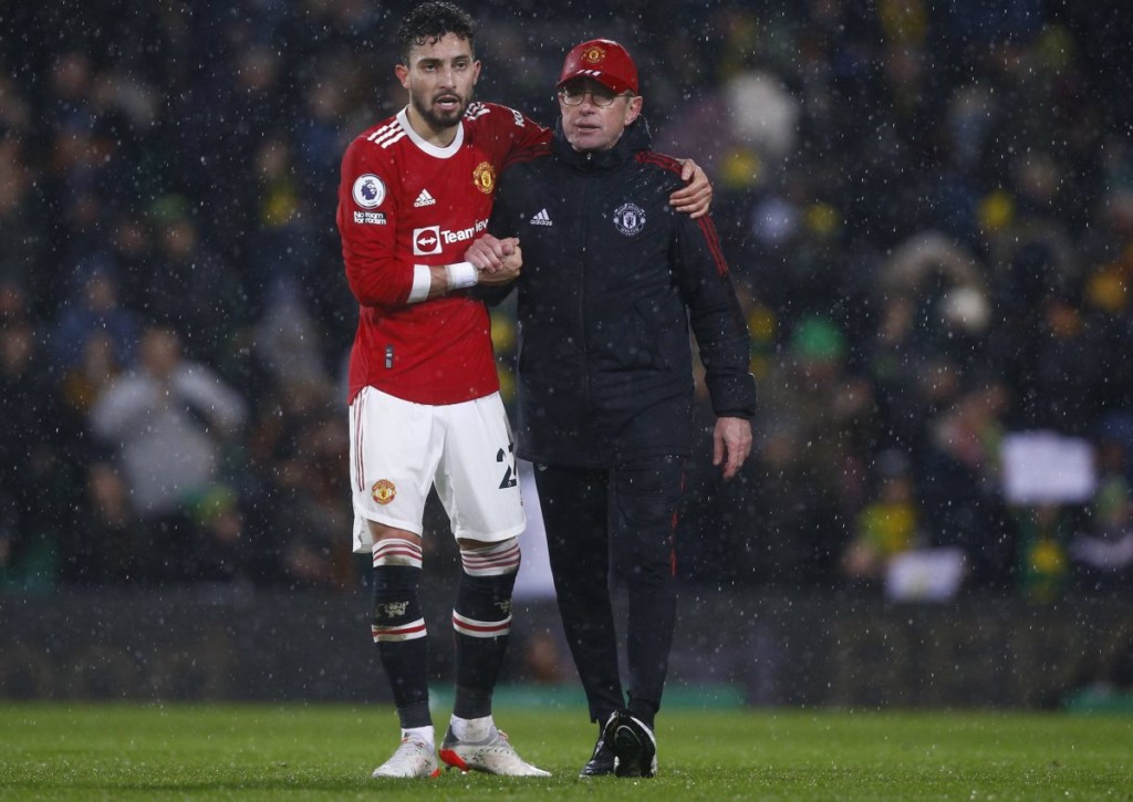 Gewinnt Rangnick mit Manchester United in Newcastle auch das dritte Premier League-Spiel? © IMAGO / Focus Images, 11.12.2021 Gewinnt Rangnick mit Manchester United in Newcastle auch das dritte Premier League-Spiel?