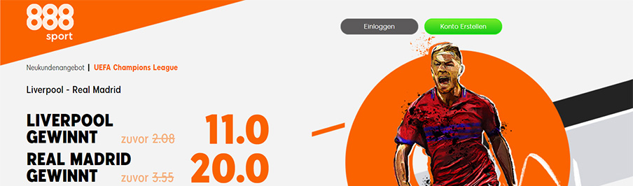 888sport Liverpool Real Madrid Boost