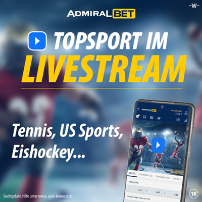 AdmiralBet Sport Livestreams