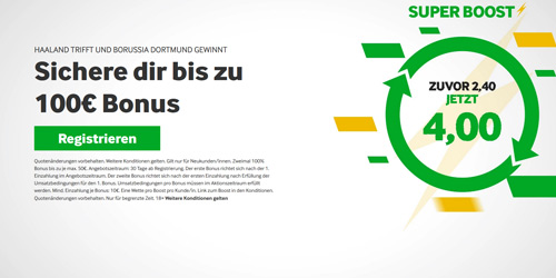 Frankfurt - Dortmund wetten - Sportwetten Angebote