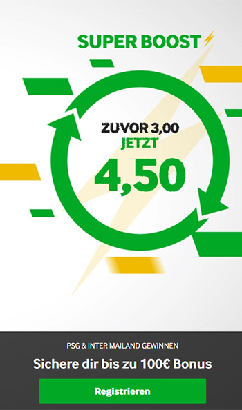 Betway BL Quoten Boost