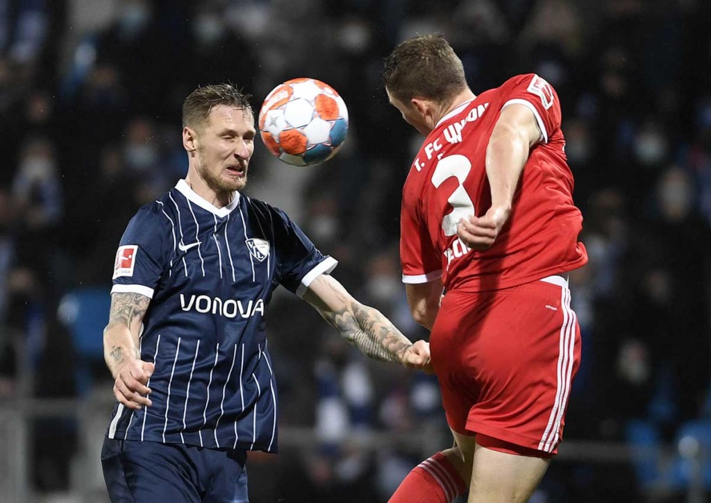Können Bochum und Sebastian Polter Wolfsburg noch tiefer in die Krise schiessen? © IMAGO / Treese, 18.12.2021 Bochum Wolfsburg Tipp 01 2022