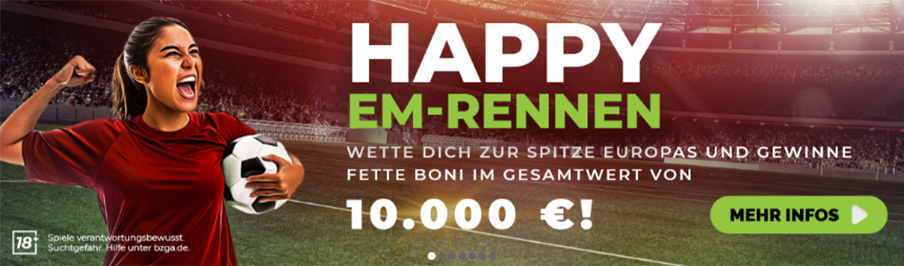 Happybet Happy EM-Rennen
