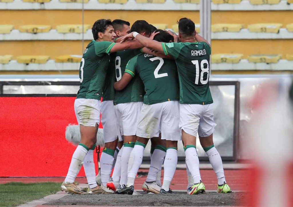 Wahrt sich Bolivien aufgrund seiner Heimstärke noch die Chance auf ein WM-Ticket? © IMAGO / Agencia EFE, 16.11.2021 Bolivien Chile Tipp