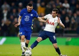 Können die Spurs (im Bild: Harry Winks) erstmals in dieser Saison die Blues (im Bild: Mateo Kovacic) bezwingen? © IMAGO / NurPhoto, 12.01.2022 Chelsea Tottenham Tipps