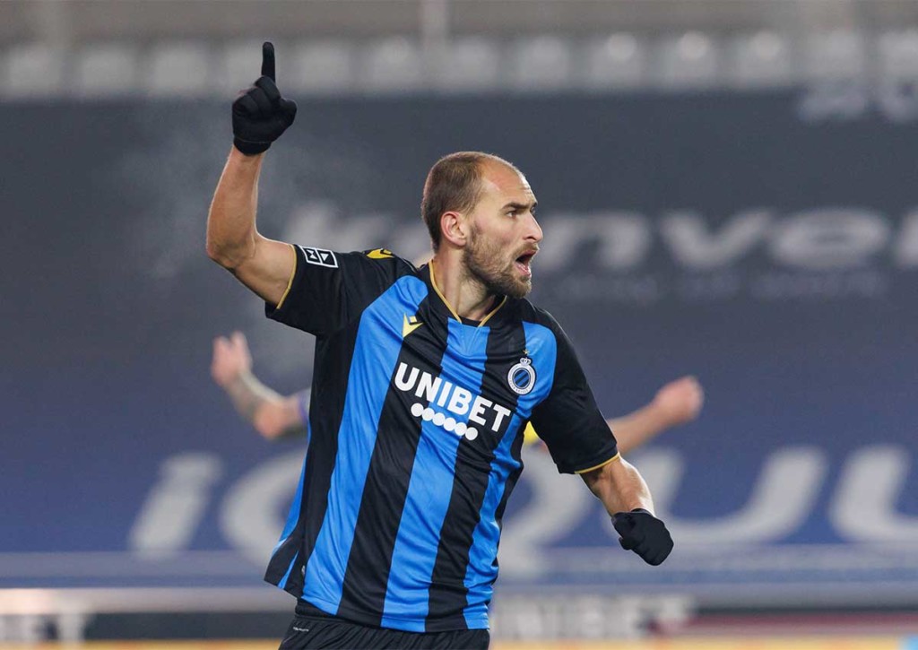 Netzt Bas Dost auch gegen den Tabellenführer ein? © IMAGO / Belga, 15.01.2022 Brügge Royal Union SG Tipp