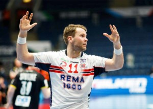 Sorgen die Norweger (im Bild: Petter Øverby) für das Ausscheiden des benachbarten Vize-Weltmeisters? © IMAGO / Kolektiff, 21.01.2022 Schweden Norwegen Handball EM Tipp