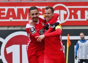 Jubelt Kaiserslautern im Match gegen Viktoria Berlin? © IMAGO / Jan Huebner, 15.01.2022 Kaiserslautern Viktoria Berlin Tipp