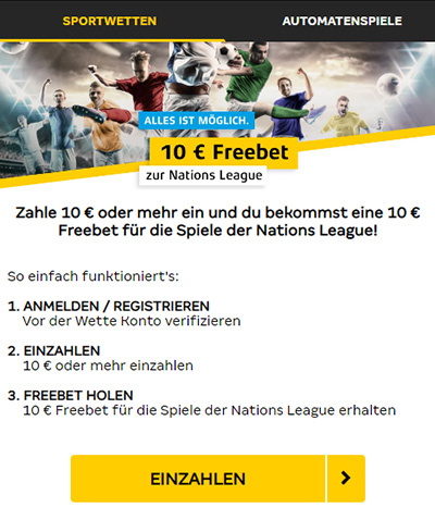 Merkur Sports Nations League Freebet