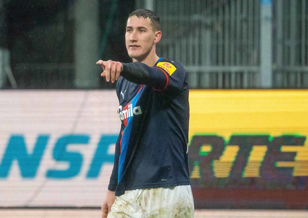 Phil Neumann und Kiel wollen auch bei Erzgebirge Aue gewinnen! © IMAGO / Eibner, 06.02.2022 Aue Kiel Tipp 02 2022