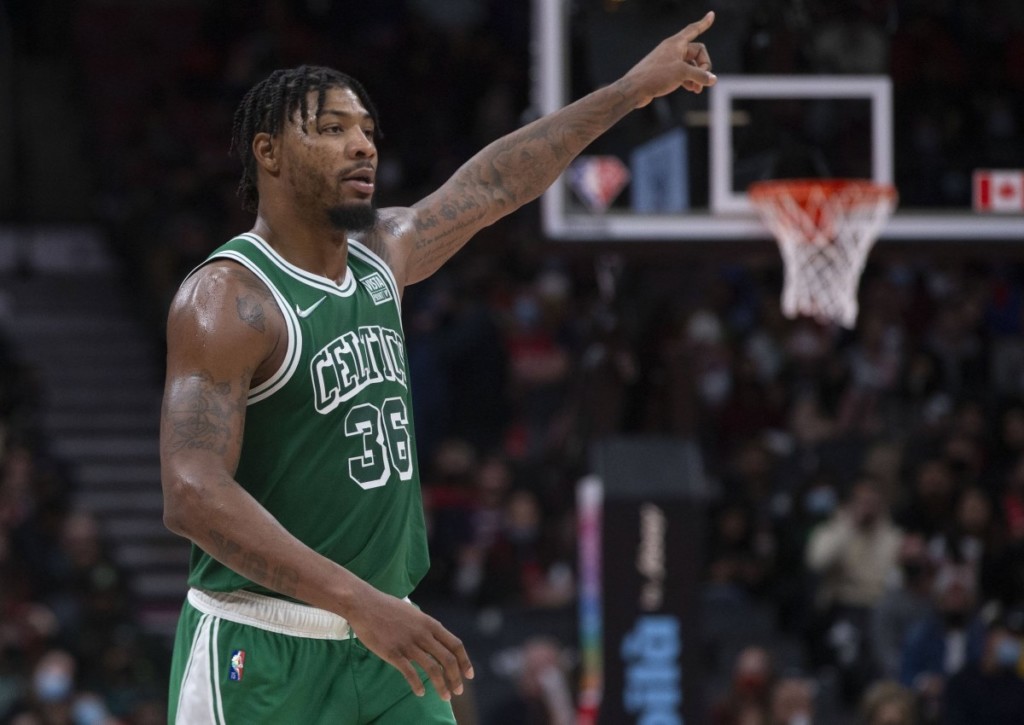 Bauen die Celtics (im Bild: Marcus Smart) gegen die Hawks ihre Siegesserie aus?