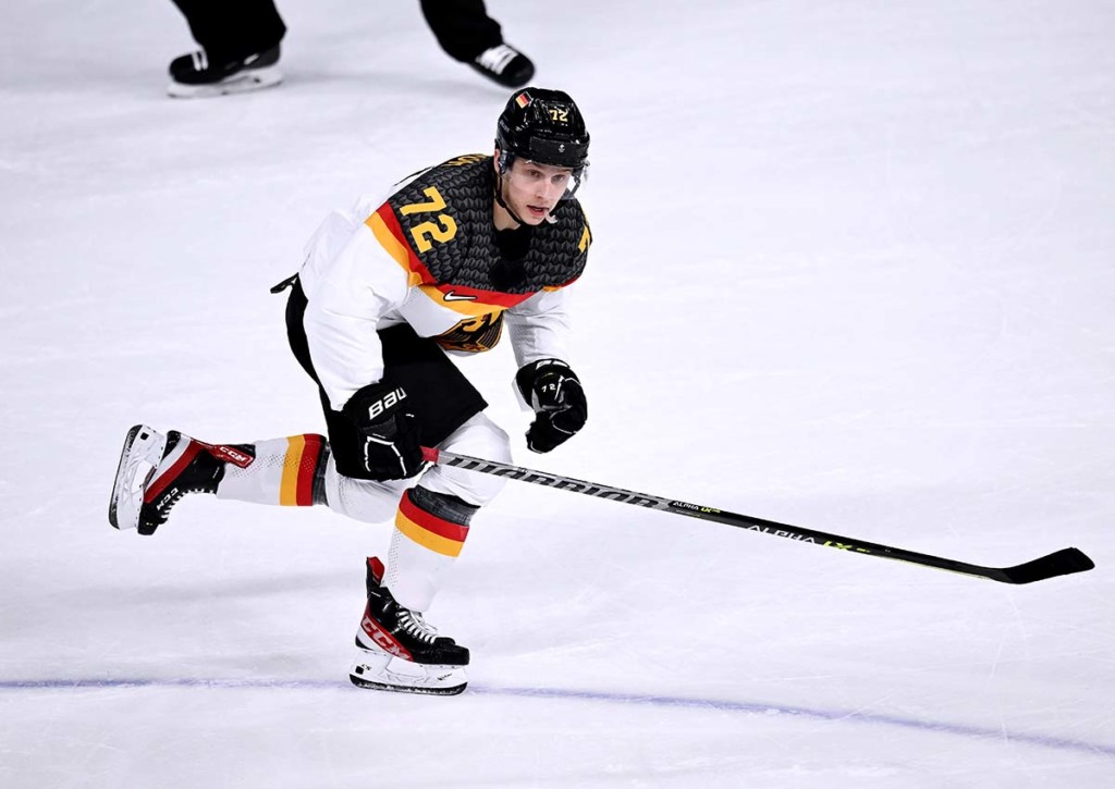 Feiert Deutschland (im Bild: Dominik Kahun) ein Torfestival im Duell mit Gastgeber China? © IMAGO / Laci Perenyi, 11.02.2022 Deutschland China Tipp