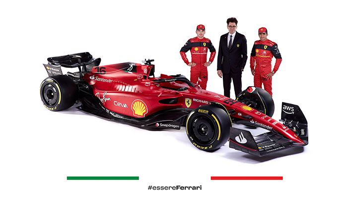 Formel 1 Autos 2022 Ferrari Vorstellung