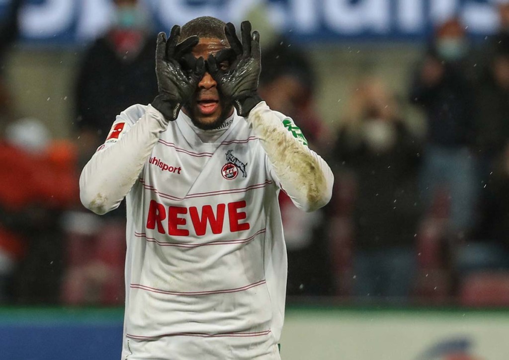 Jubelt Köln (im Bild: Modeste) auch in Fürth über 3 Punkte? © IMAGO / osnapix, 19.02.2022 Fürth Köln Tipp 02 2022