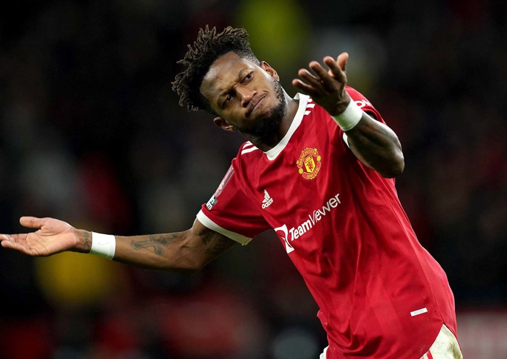 Für Manchester United (im Bild: Fred) zählt im Kampf um die CL-Plätze gegen Southampton nur ein Sieg. © IMAGO / PA Images, 04.02.2022 Manchester United Southampton Tipp