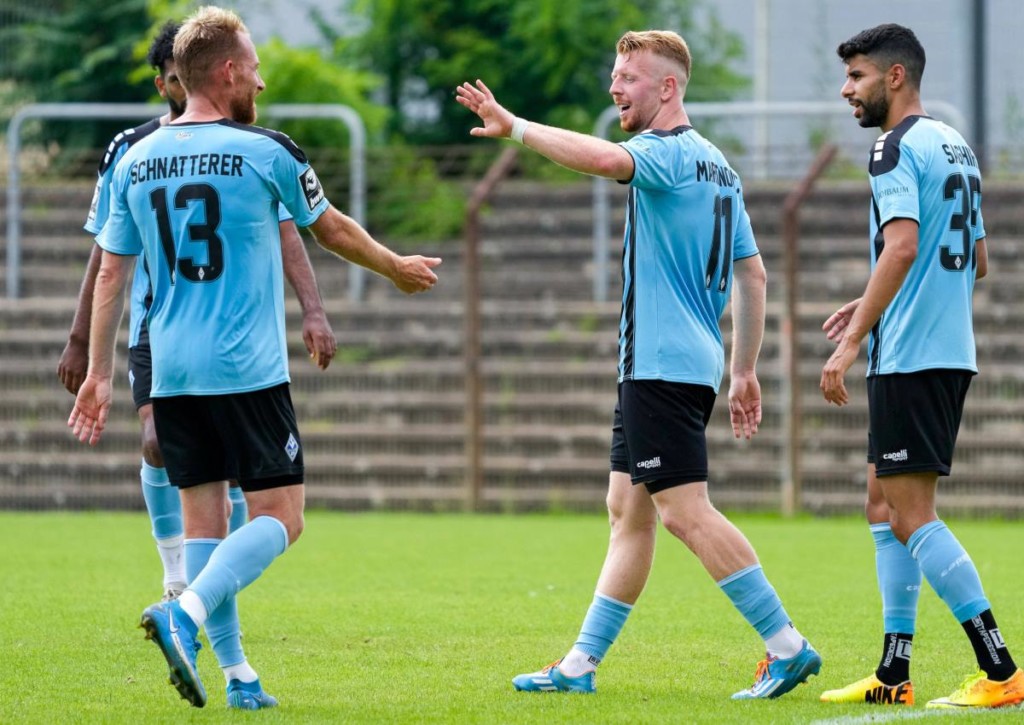 Mit den Erfolgsgaranten Martinovic und Schnatterer will Mannheim auch bei Türkgücü München gewinnen.