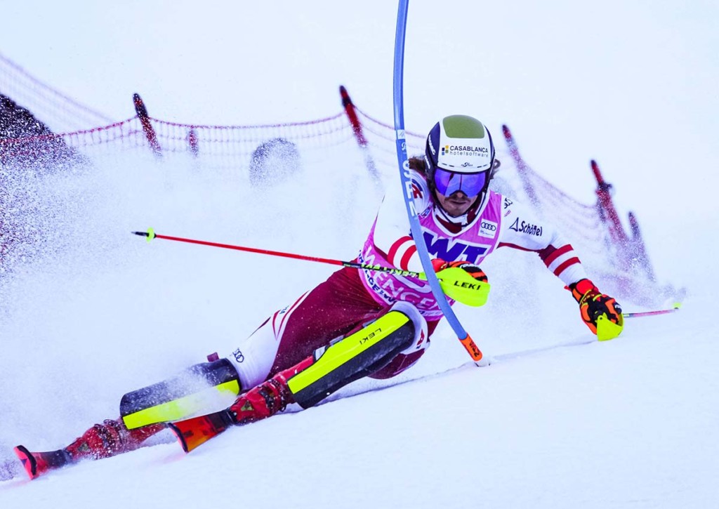Sorgt Manuel Feller beim Olympia-Riesentorlauf für Furore? © IMAGO / Just Pictures, 16.01.2021 Riesentorlauf Peking Olympia Tipp