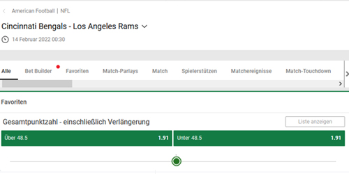 Unibet Super Bowl Wetten