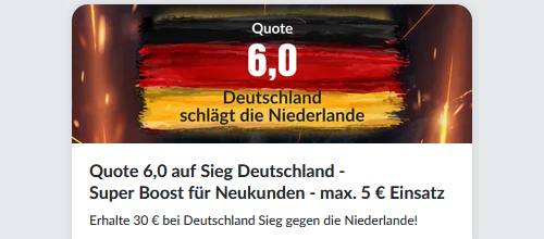 Niederlande - Deutschland Sportwetten Angebote