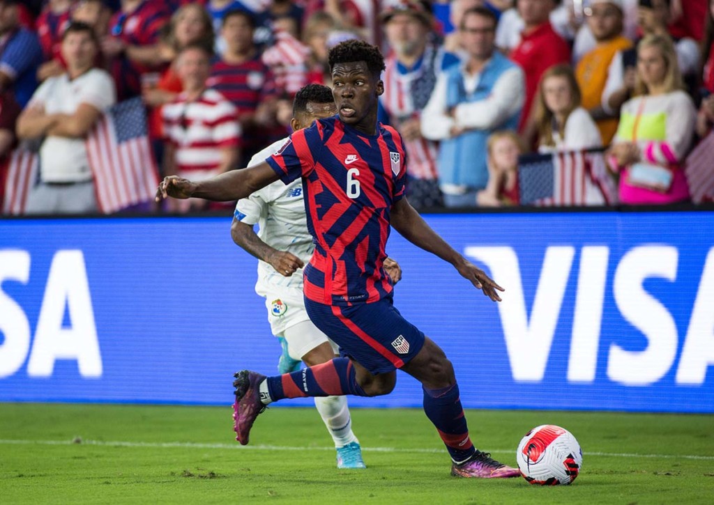 Costa Rica benötigt gegen die USA (im Bild: Yunus Musah) ein Wunder, um doch noch das Fixticket zur WM 2022 zu ergattern. © IMAGO / ZUMA Wire, 27.03.2022 Costa Rica USA Tipp
