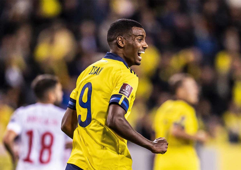 Setzt sich Schweden (im Bild Alexander Isak) gegen Tschechien im Play-off durch? © IMAGO / TT, 02.09.2021 Schweden Tschechien Tipp