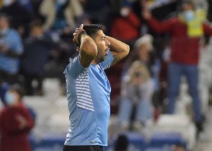 Scheitert Uruguay (im Bild: Luis Suarez) gegen Peru am vorzeitigen WM-Einzug? © IMAGO / Photosport, 07.10.2021 Uruguay Peru Tipp