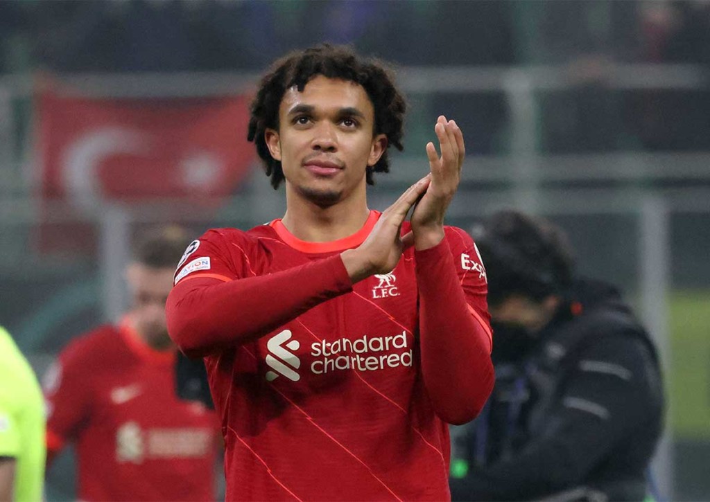 Wird Liverpool (im Bild: Trent Alexander-Arnold) gegen Inter Mailand seiner absoluten Favoritenrolle gerecht? © IMAGO / Buzzi, 16.02.2022 Liverpool Inter Mailand Tipp