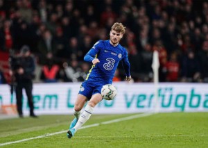 Kommt Chelsea (im Bild: Timo Werner) nach einer turbulenten Woche nun auch gegen Luton ins straucheln? © IMAGO / Shutterstock, 27.02.2022 Luton Chelsea Tipp