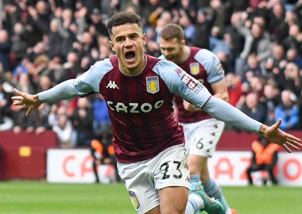 Zaubert Philippe Coutinho erneut für Aston Villa? Diesmal muss der Brasilianer bei Leeds ran. © IMAGO / Pro Sports Images, 05.03.2022 Leeds Aston Villa Tipp
